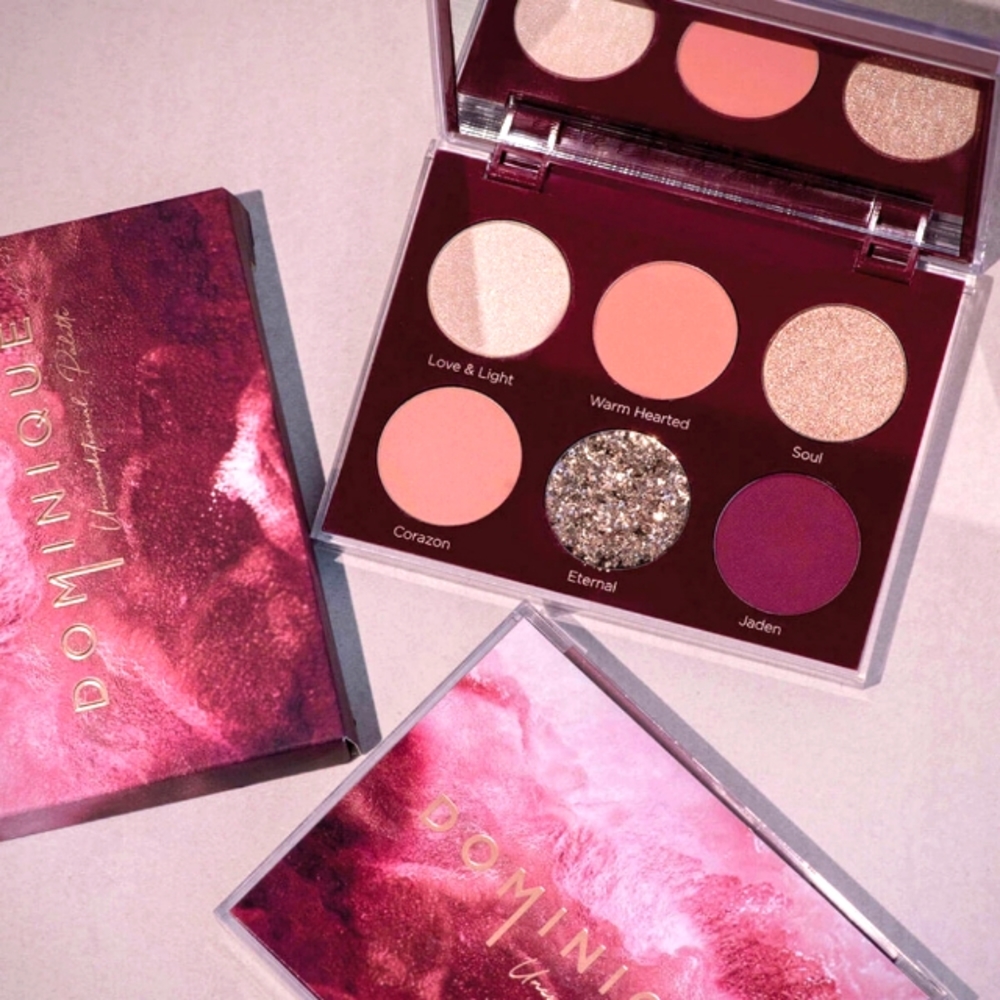 New Dominique Cosmetics Unconditional Eyeshadow Palette Women's Makeup Glam - Picture 6 of 14